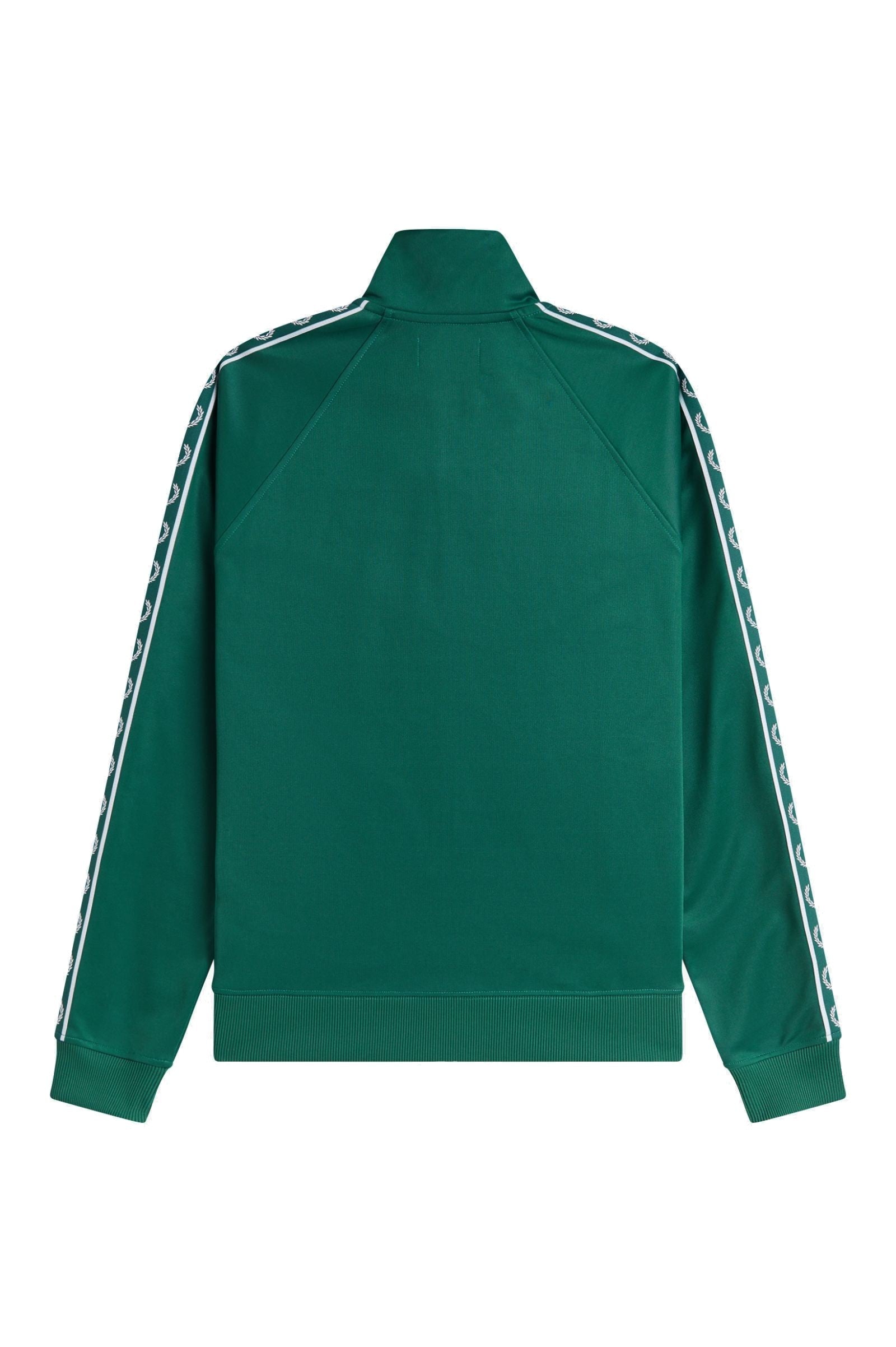 Fred Perry Contrast Tape Track Jacket Sport Green