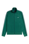 Fred Perry Contrast Tape Track Jacket Sport Green