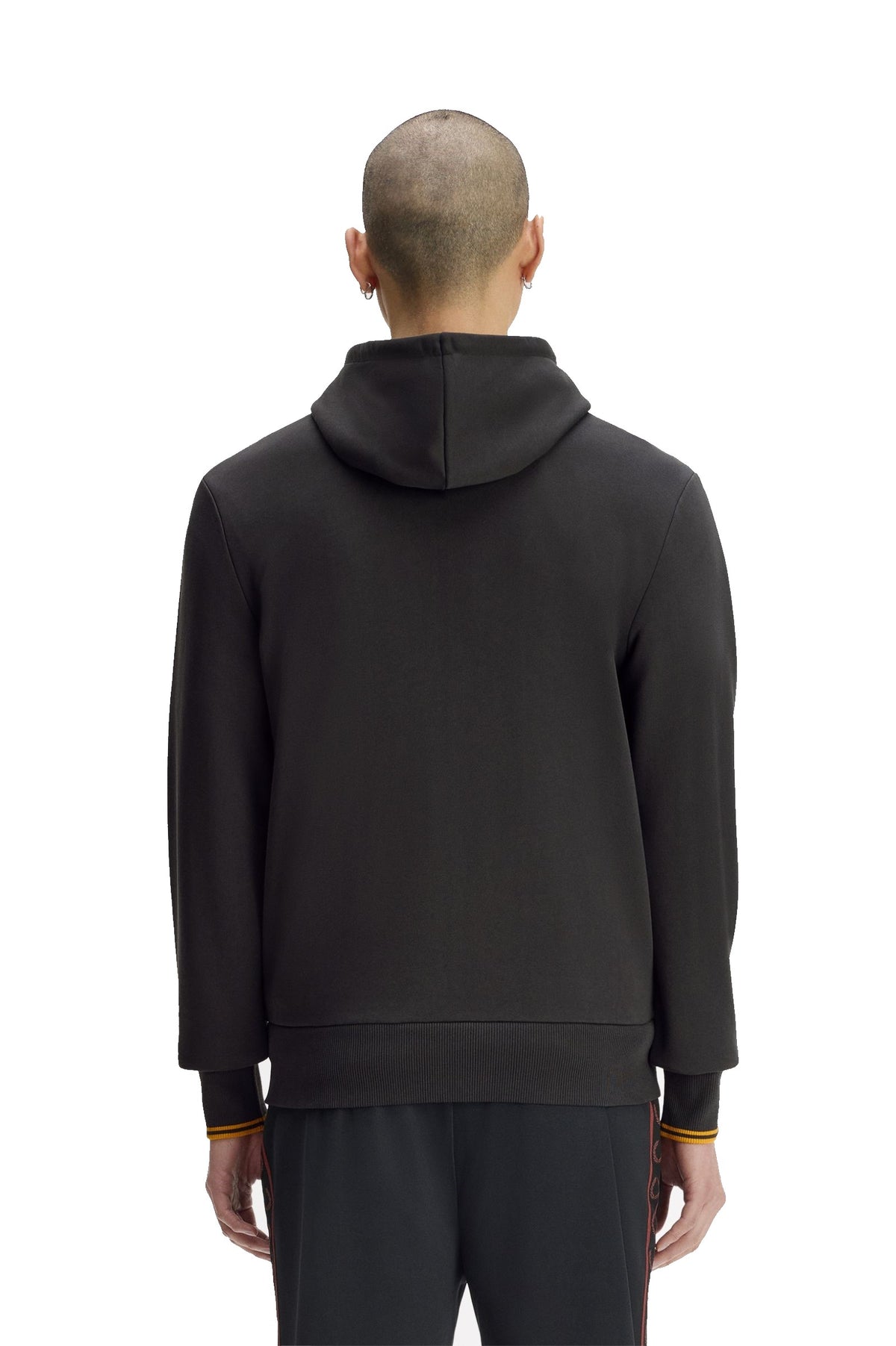 Fred Perry Sudadera Capucha Cremallera Gris J7536