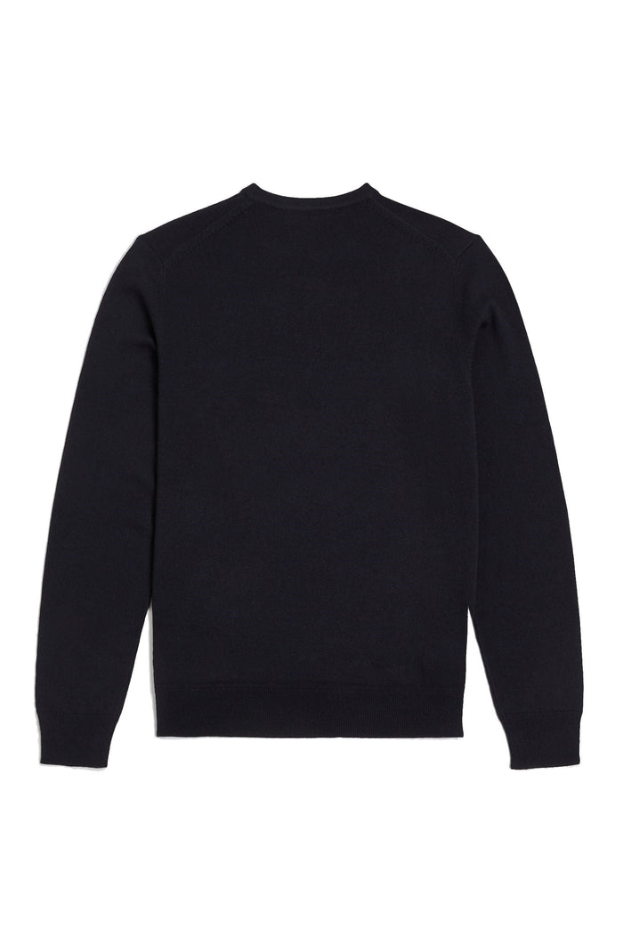 Fred Perry Classic Crew Neck Jumper Navy / Ochre
