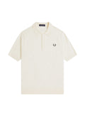 Fred Perry Long Staple Cotton Knitted Shirt Ecru