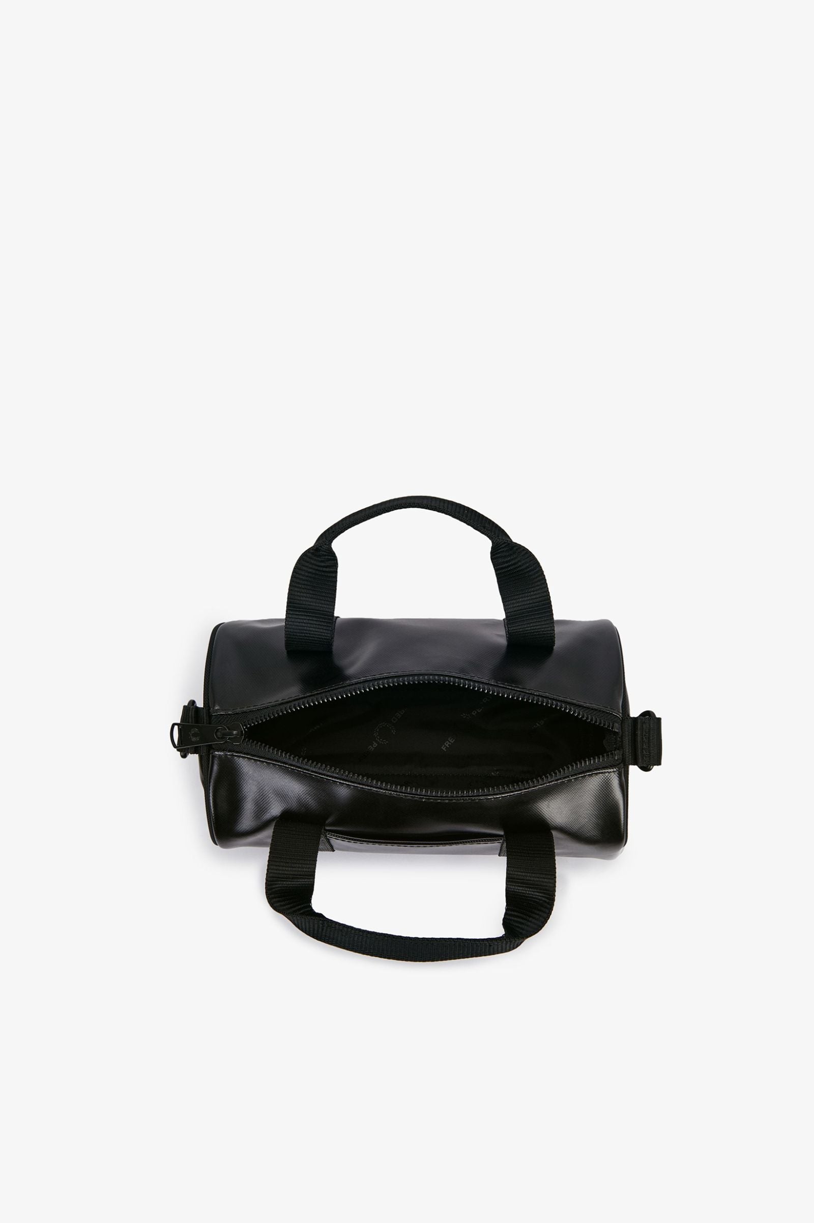 Fred Perry Tonal Classic Mini Barrel Bag Black / Gold
