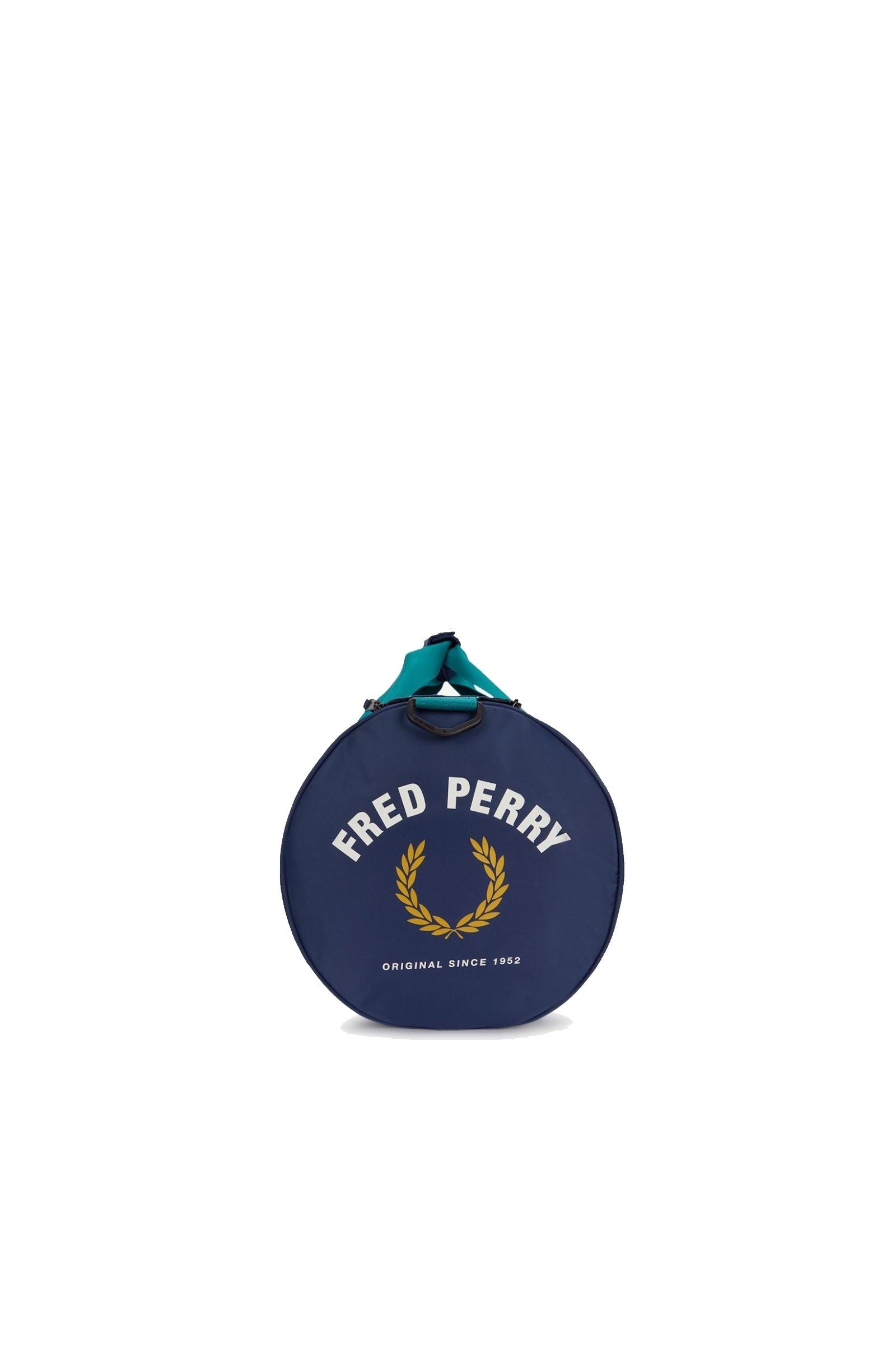 Fred Perry Sport Nylon Large Barrel Bag Tennis Blue