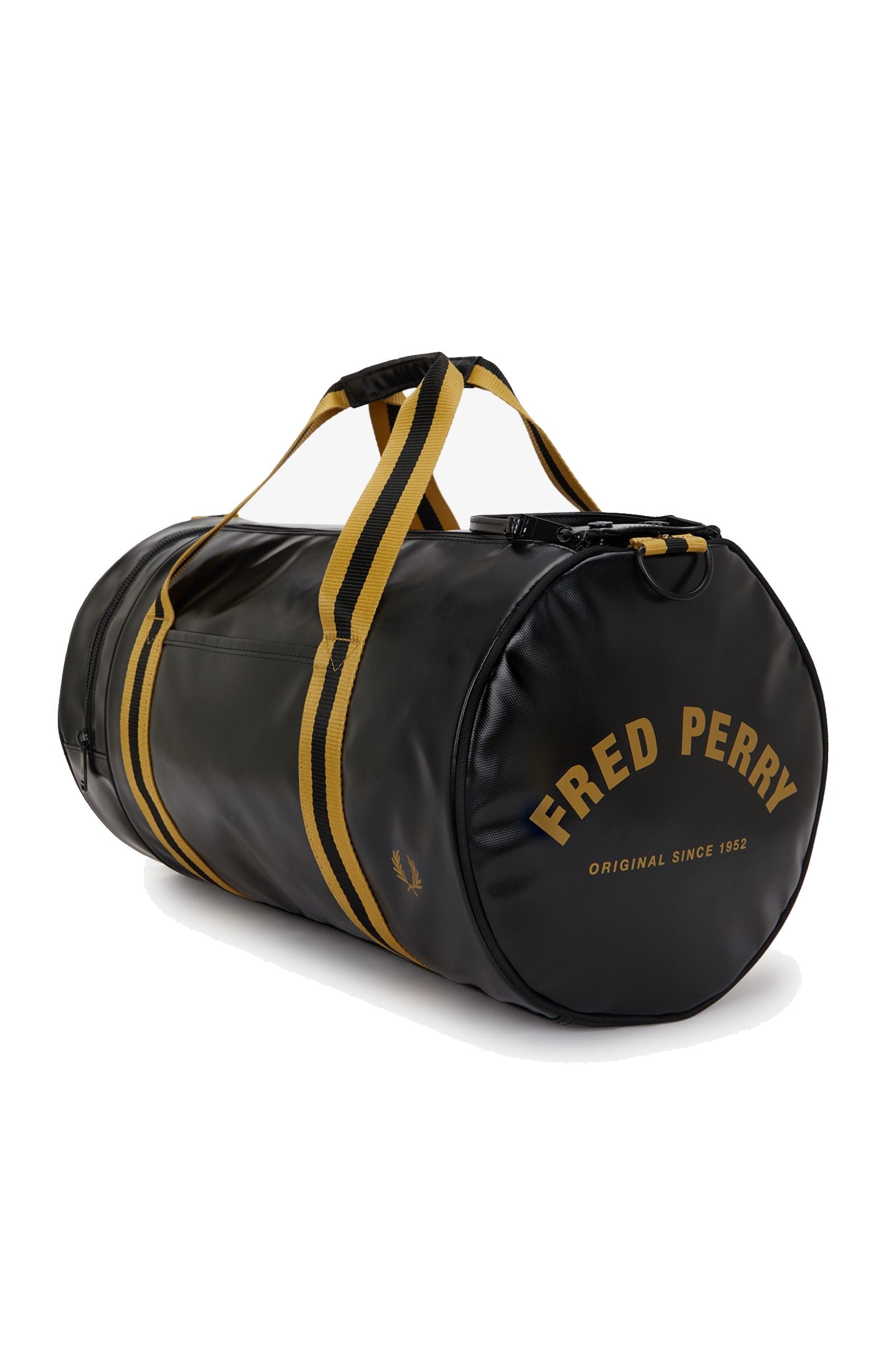 Fred Perry Classic Barrel Bag  L3352 774 Black / Gold