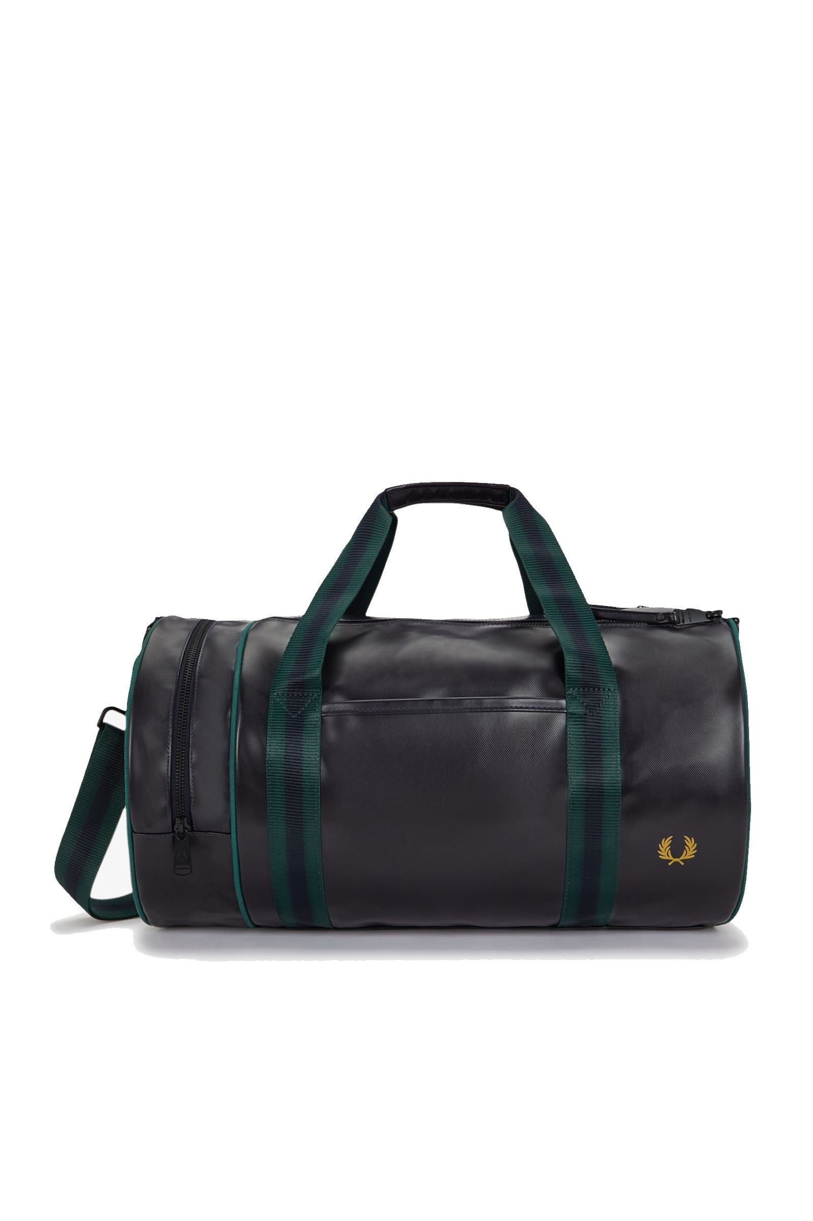 Fred Perry Classic Barrel Bag Navy / Grassroots