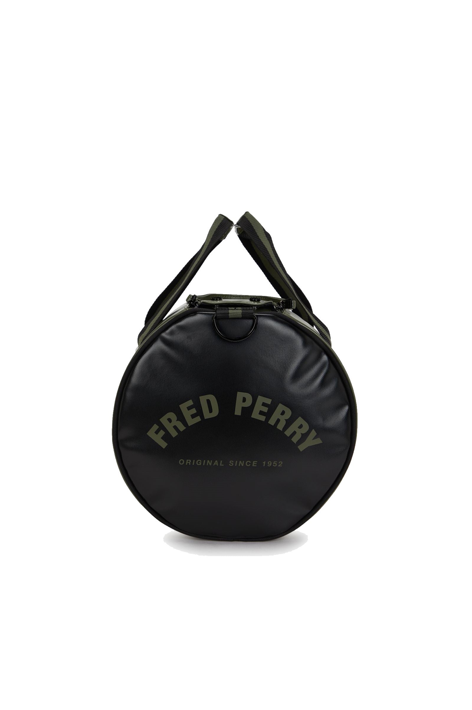 Fred Perry Classic Barrel Bag Laurel Wreath Green / Black