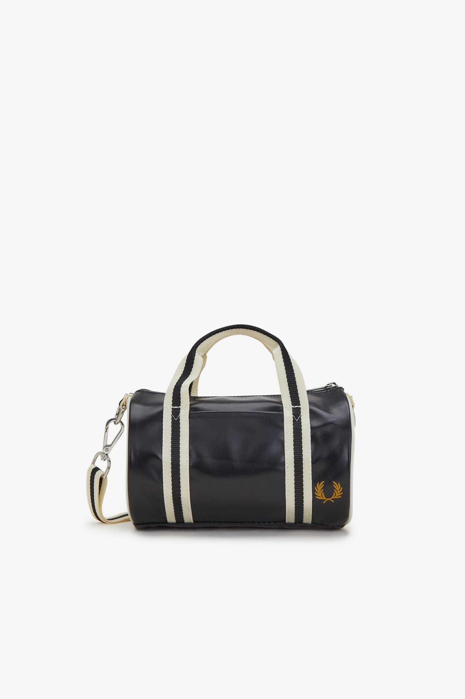 Fred Perry Classic Mini Barrel Bag Black