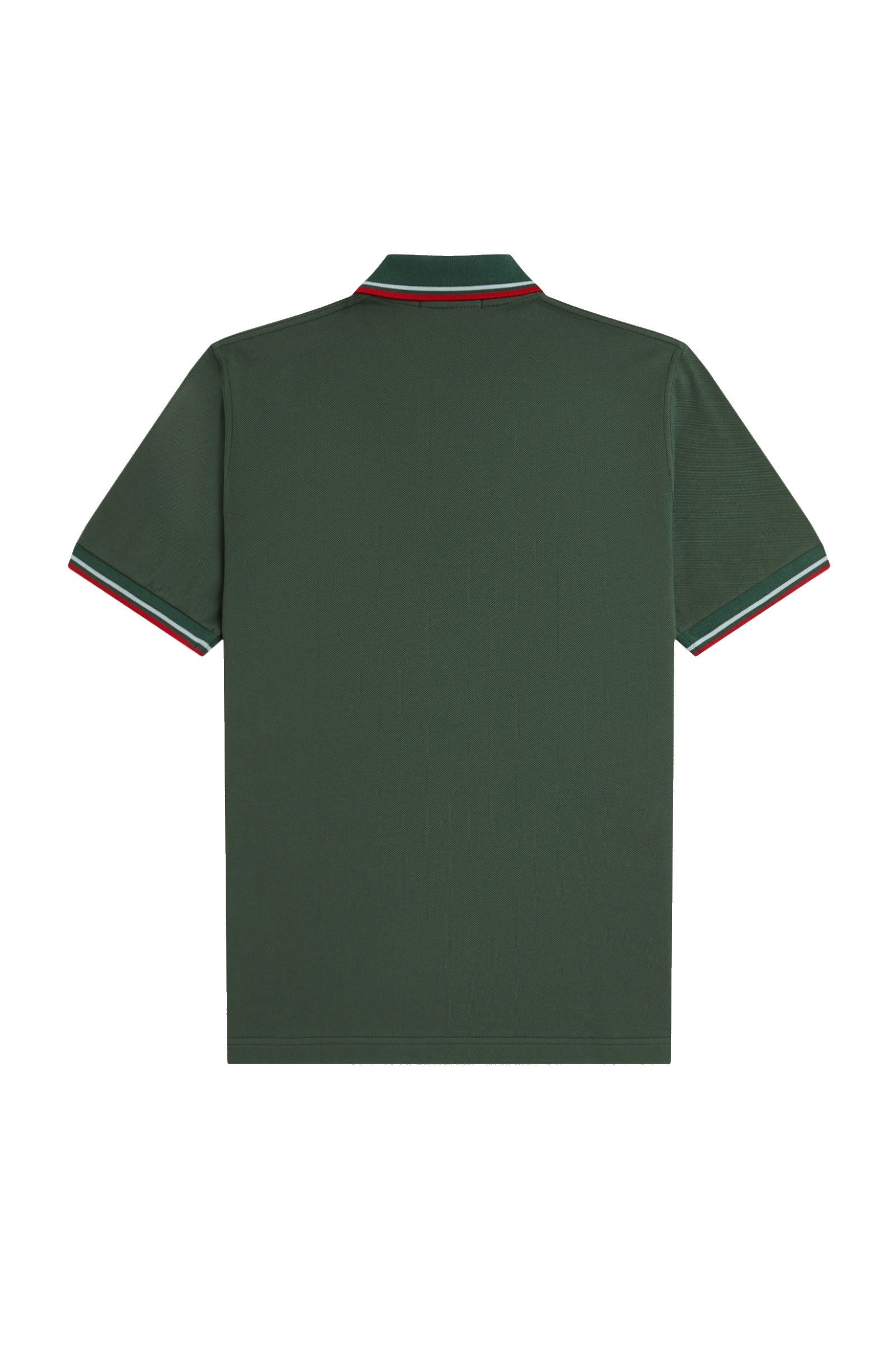 Fred Perry Reissues Original Twin Tipped Polo Tartan Green / Ice / Red