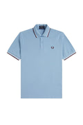 Fred Perry Reissues Original Twin Tipped Polo Sky / White / Maroon