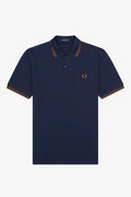 Fred Perry Reissues Original Twin Tipped Polo Deep Carbon Dark Caramel