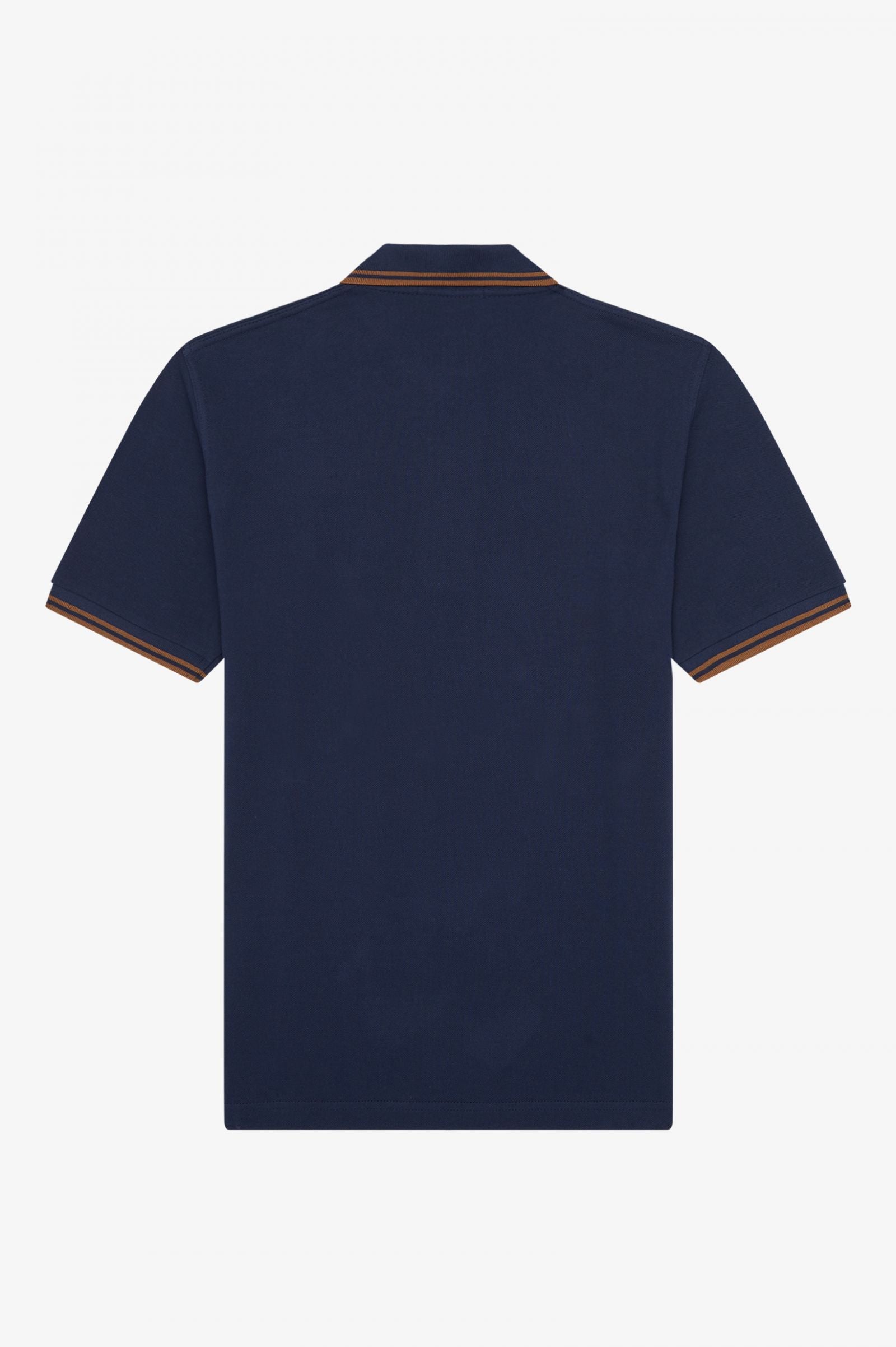 Fred Perry Reissues Original Twin Tipped Polo Deep Carbon Dark Caramel