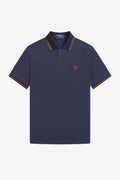 Fred Perry Reissues Original Twin Tipped Polo Navy / Nut Flake / Nut Flake