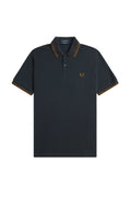 Fred Perry Reissues Original Twin Tipped Polo Night Green / Dark Caramel / Dark Caramel