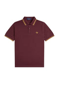 Fred Perry Reissues Original Twin Tipped Polo Oxblood / Honeycmb / Honeycomb