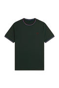 Fred Perry Twin Tipped T-Shirt Grassroots / Stockport Blue / Oxblood