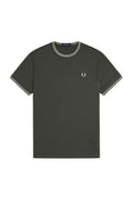 Fred Perry Twin Tipped T-Shirt Field Green / Oatmeal