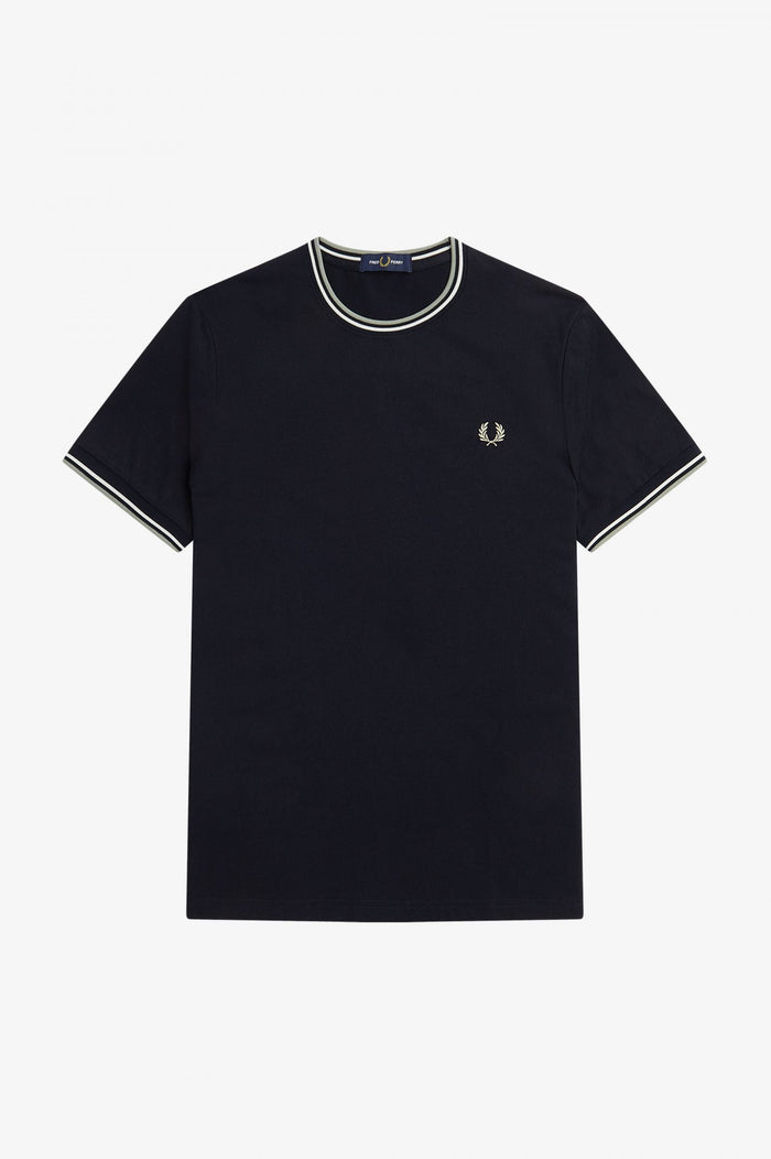 Fred Perry Twin Tipped T-Shirt Navy