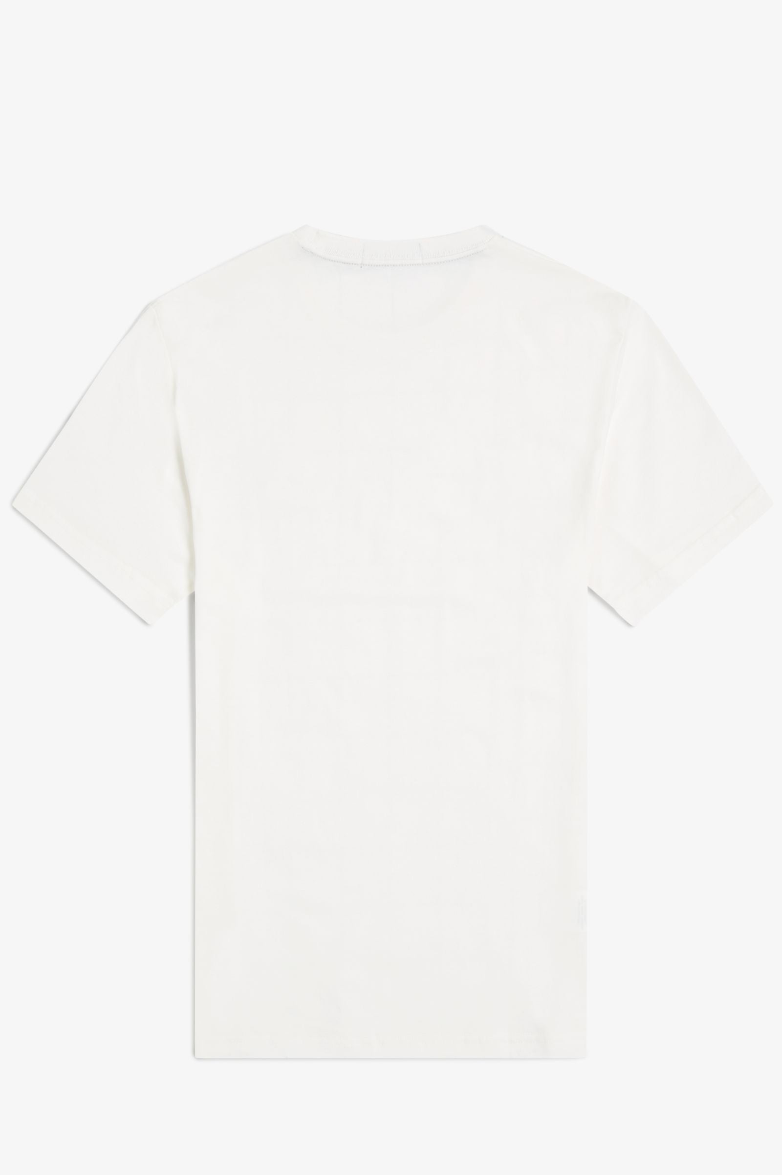 Fred Perry Crew Neck T-Shirt Snow White