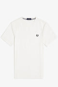 Fred Perry Crew Neck T-Shirt Snow White