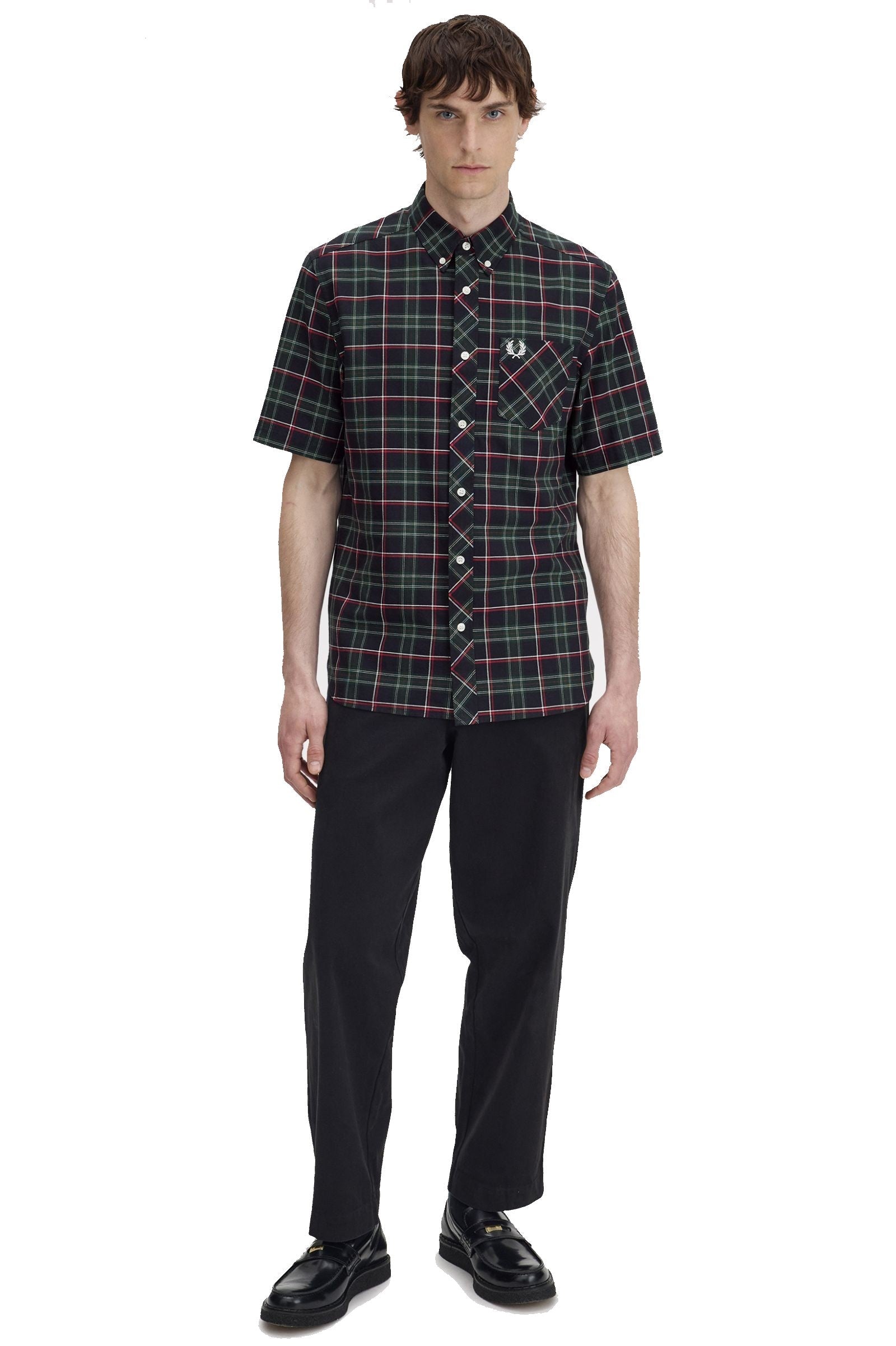 Fred Perry Tartan Short Sleeve