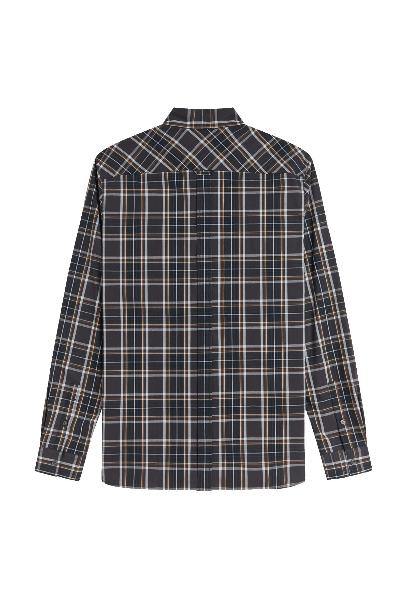 Fred Perry Classic Tartan Shirt Anchor Grey