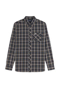 Fred Perry Classic Tartan Shirt Anchor Grey