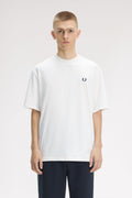 Fred Perry Back Print T-Shirt Snow White