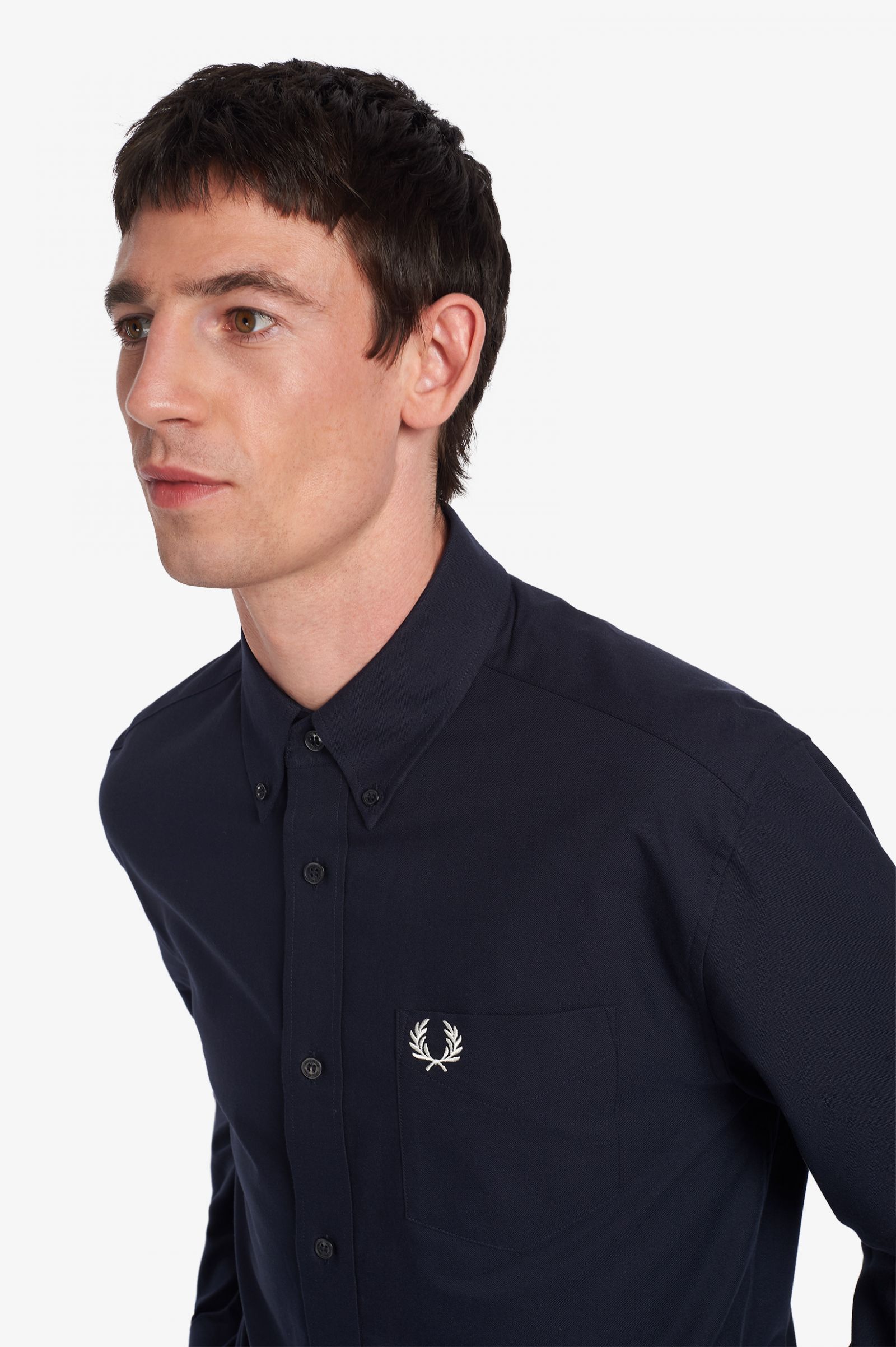 Fred Perry Oxford Shirt Navy