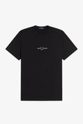 Fred Perry Embroidered Logo T-Shirt Black