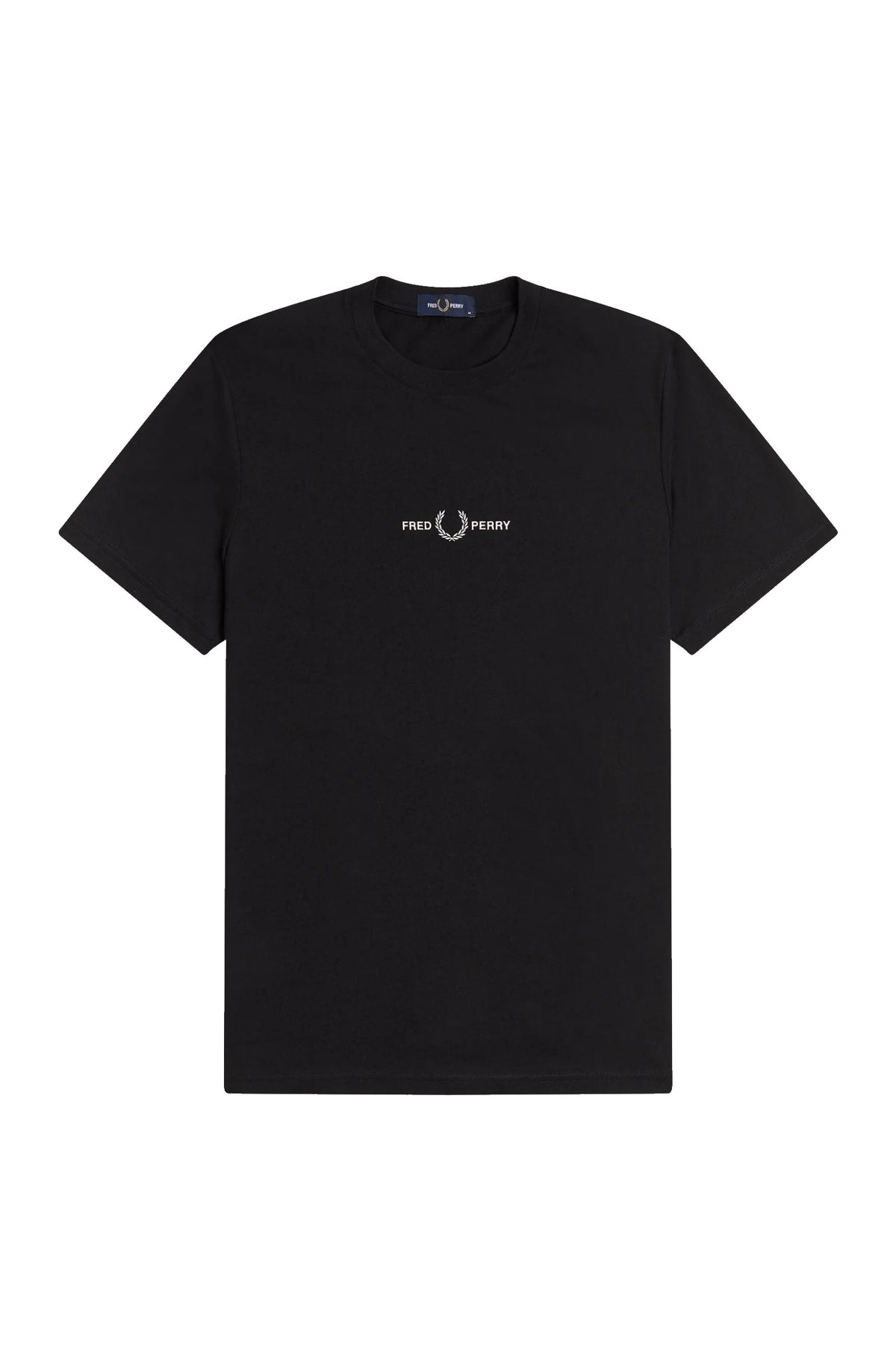 Fred Perry Embroidered Logo T-Shirt Black