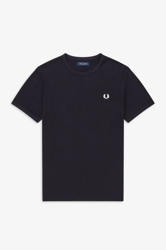 Fred Perry Ringer T-Shirt Navy