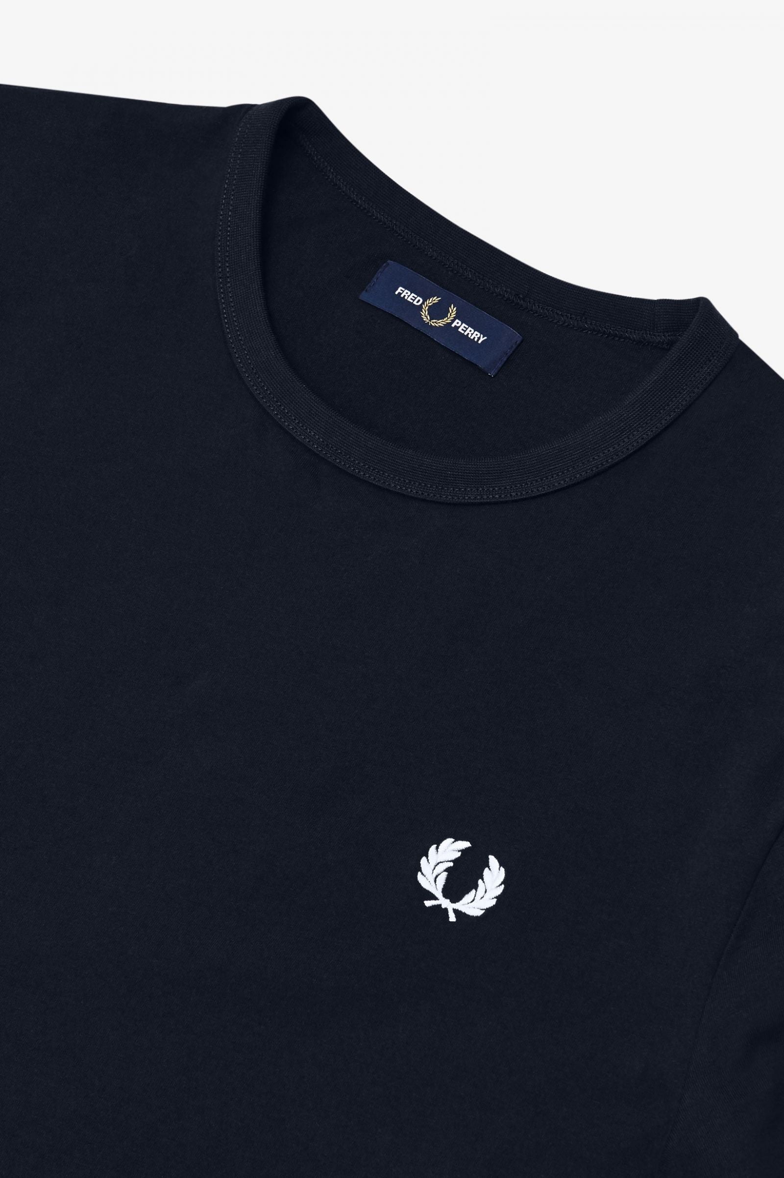 Fred Perry Ringer T-Shirt Navy