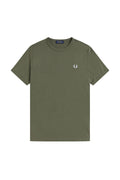 Fred Perry Ringer T-Shirt Laurel Wreath Green