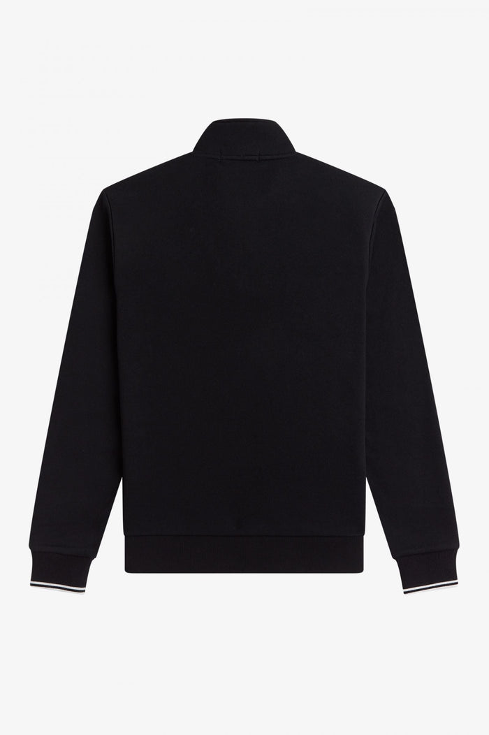 Fred Perry Half Zip Sweatshirt Black