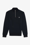 Fred Perry Half Zip Sweatshirt Navy