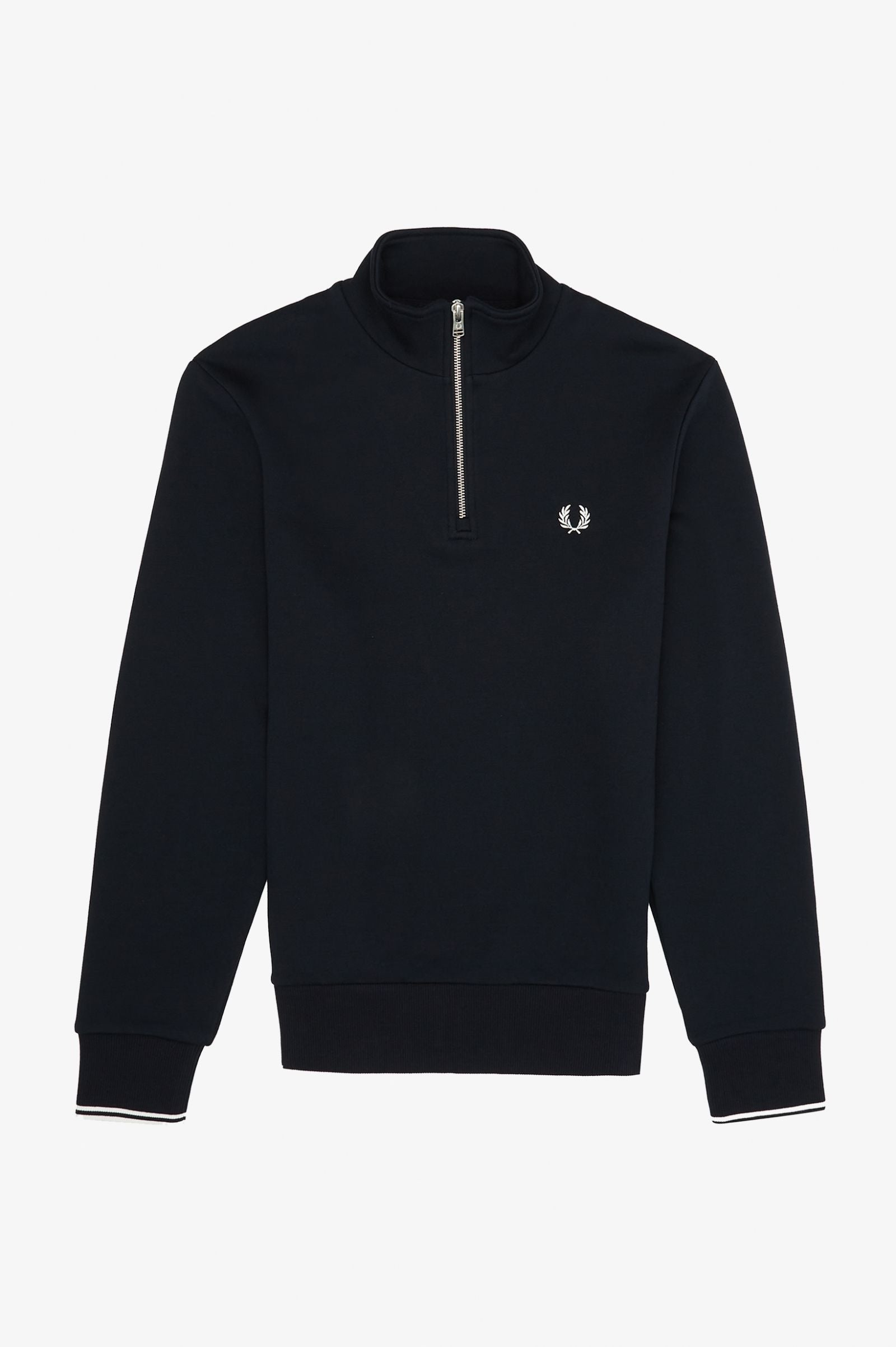 Fred Perry Half Zip Sweatshirt Navy
