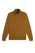 Fred Perry Sudadera Media Cremallera Dark Caramel