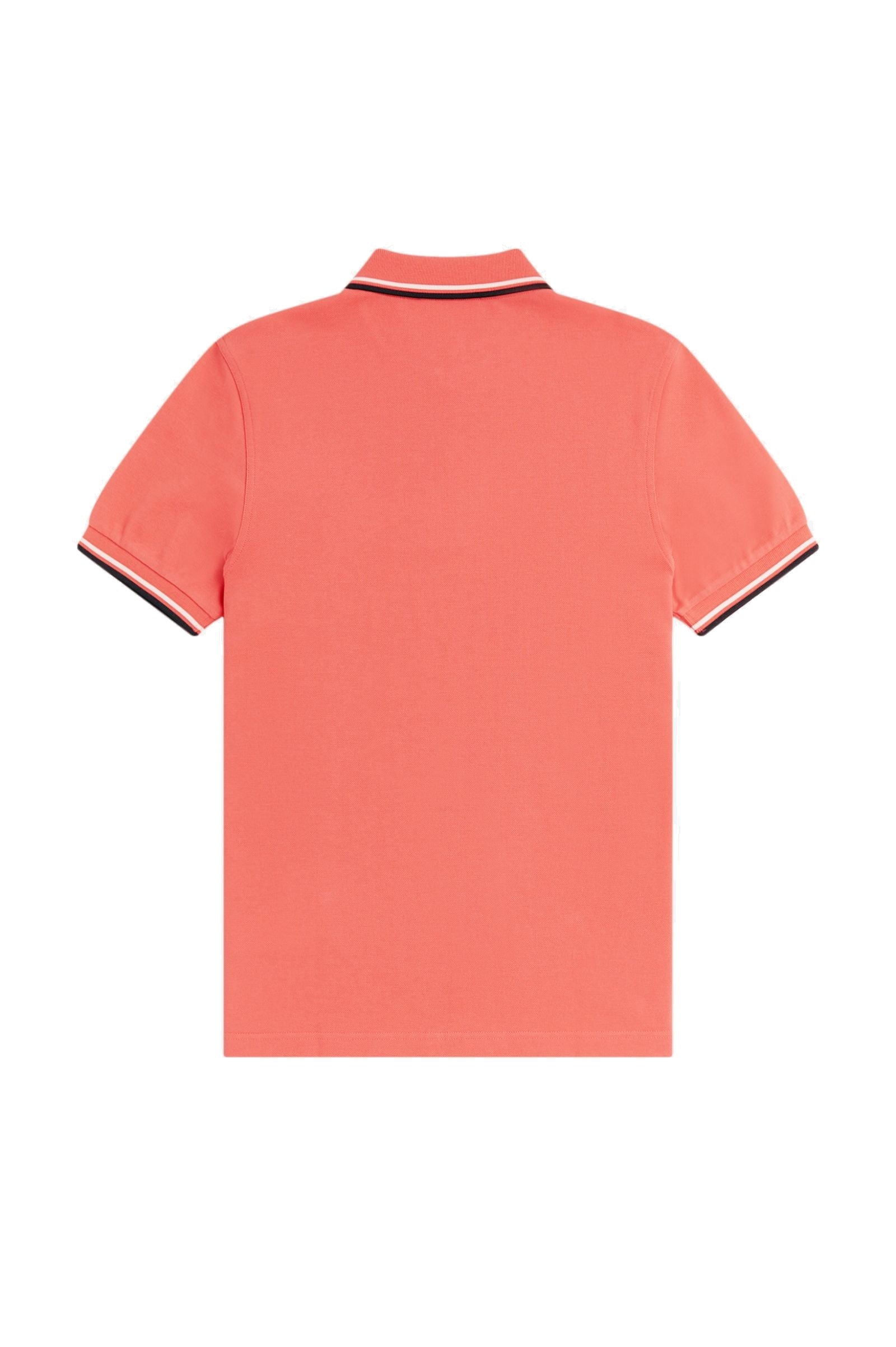 Fred Perry Slim Fit Twin Tipped Polo Strawberry Cream / Ecru / Black