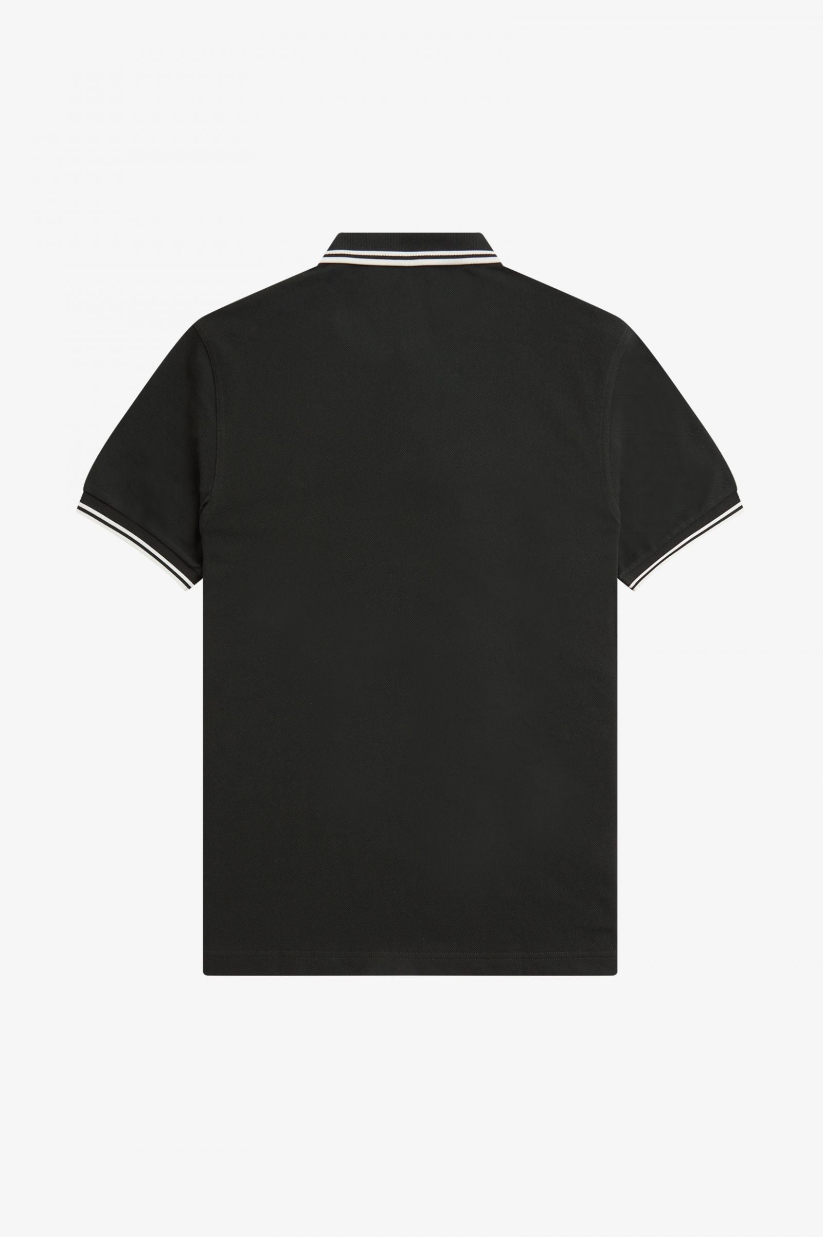 Fred Perry Slim Fit Twin Tipped Polo Night Green / Snow White / Snow White