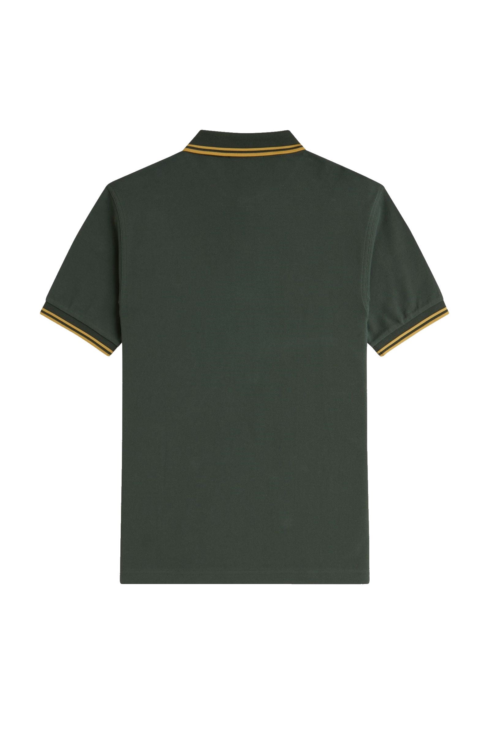 Fred Perry Slim Fit Twin Tipped Polo Court Green / Honeycomb / Honeycomb