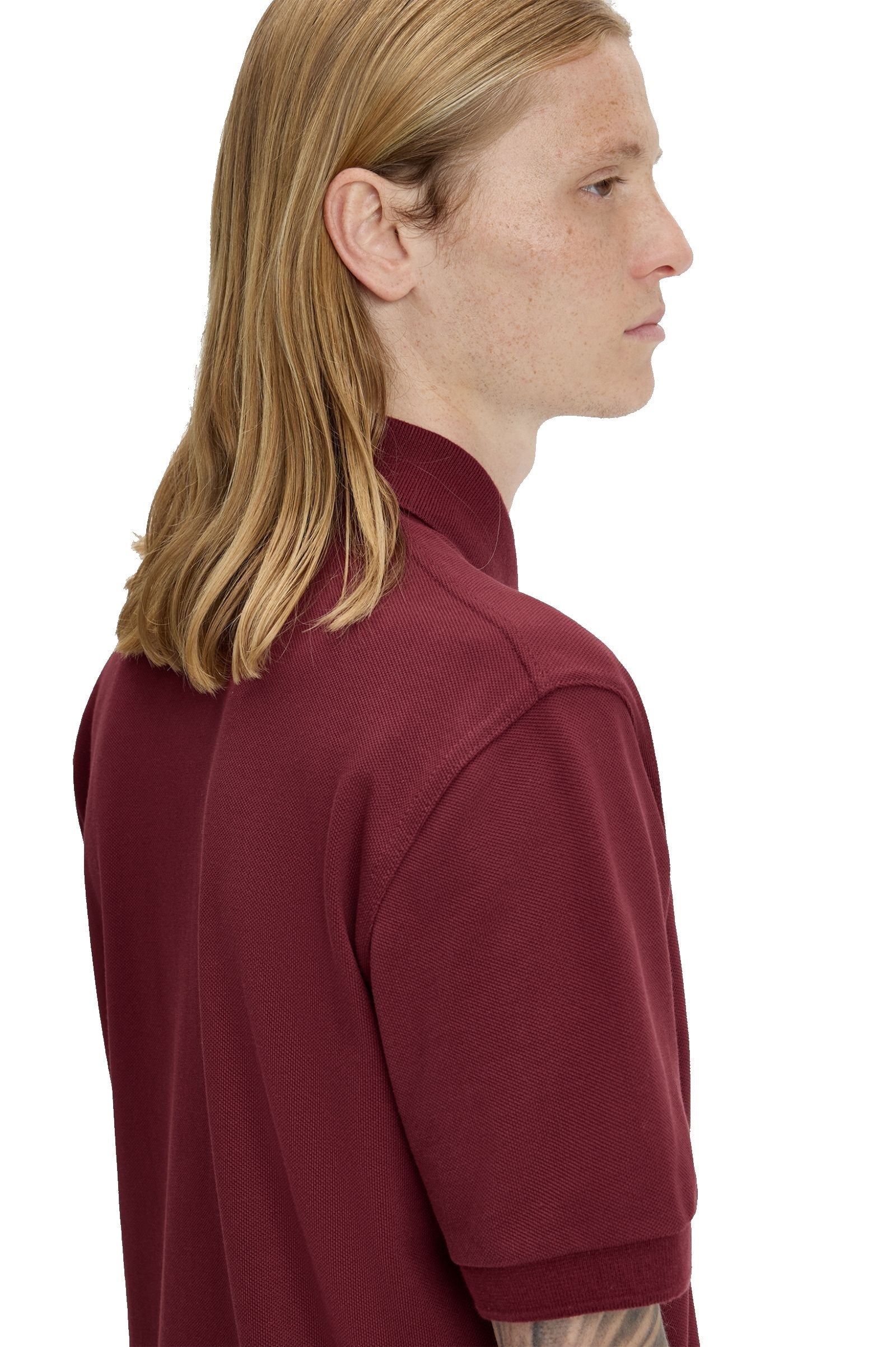 Fred Perry Reissues Original Plain Polo Maroon / Ice