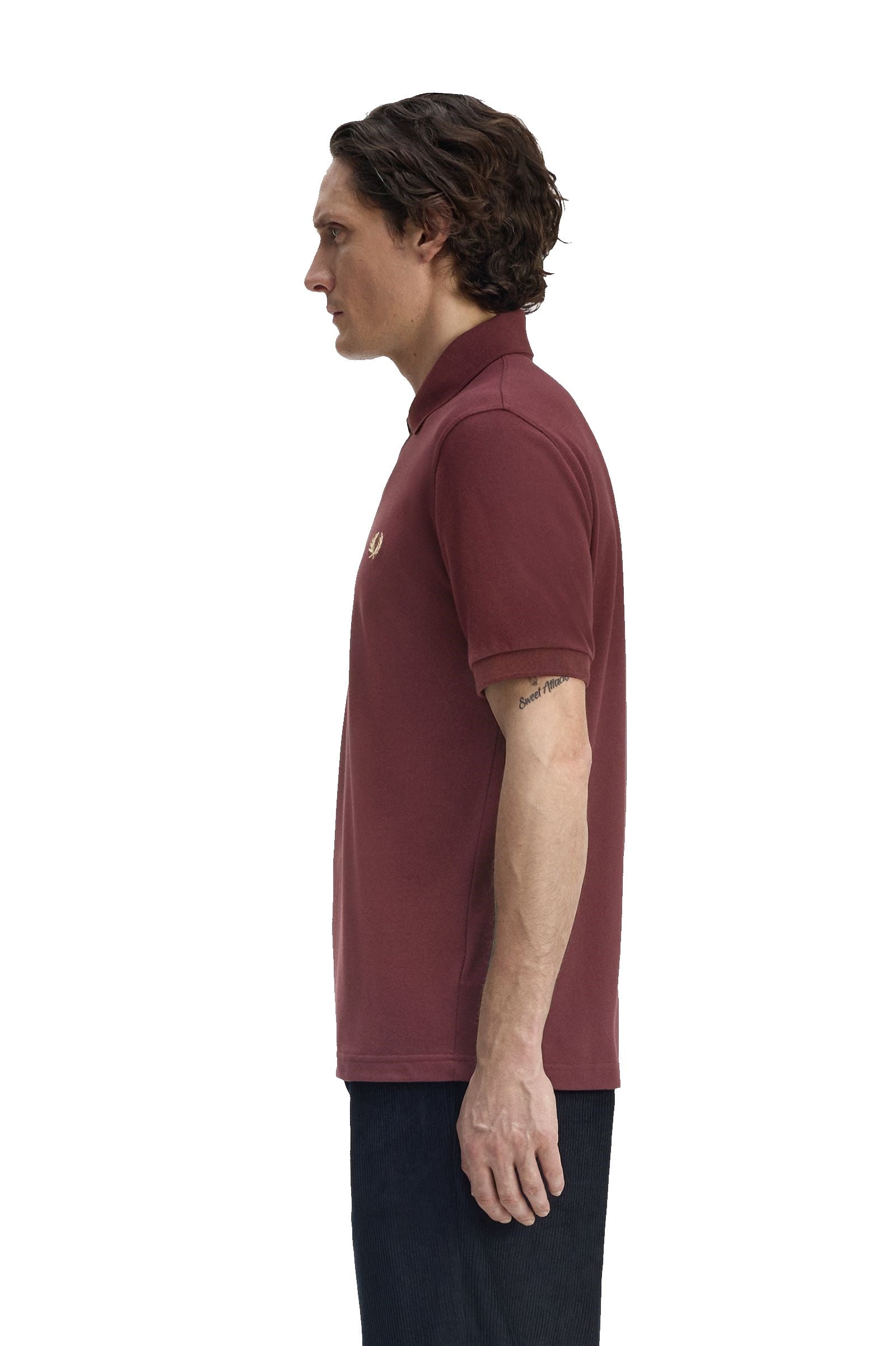 Fred Perry Reissues Original Plain Polo Oxblood / Champagne