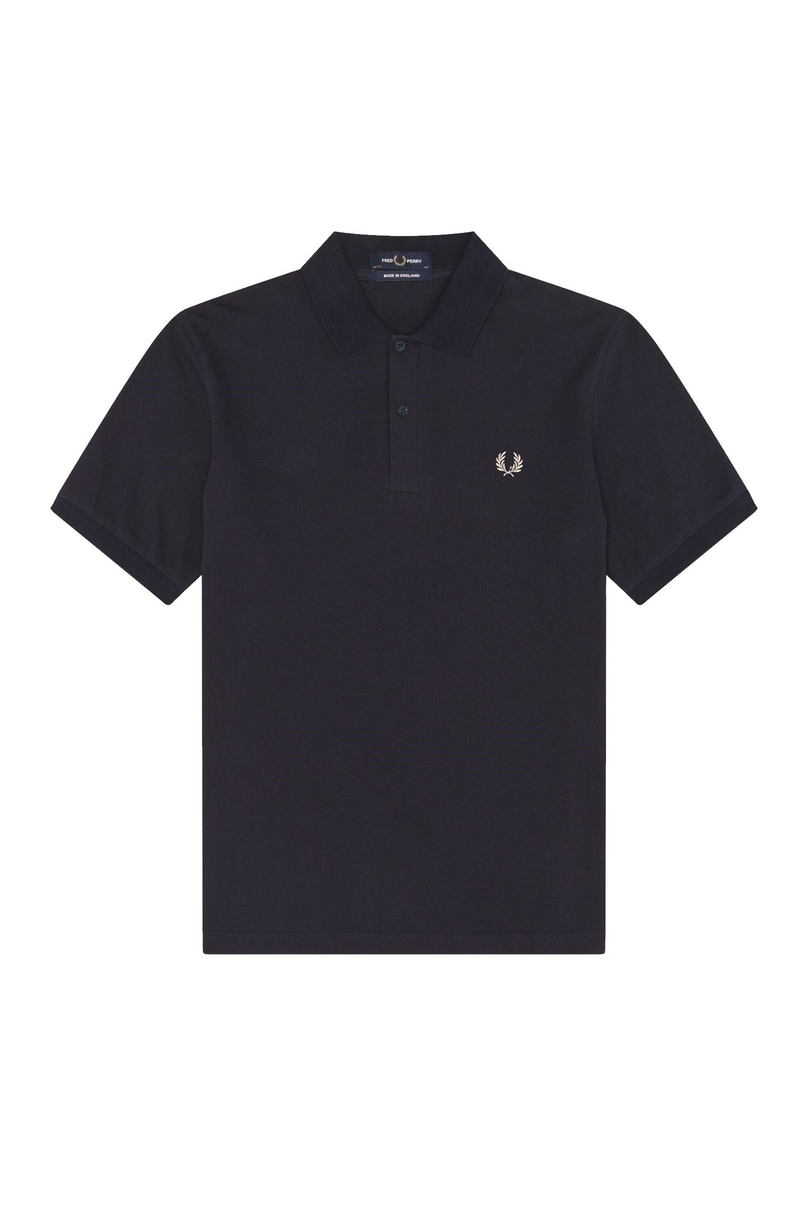 Fred Perry Reissues Original Plain Polo Navy / Light Oyster