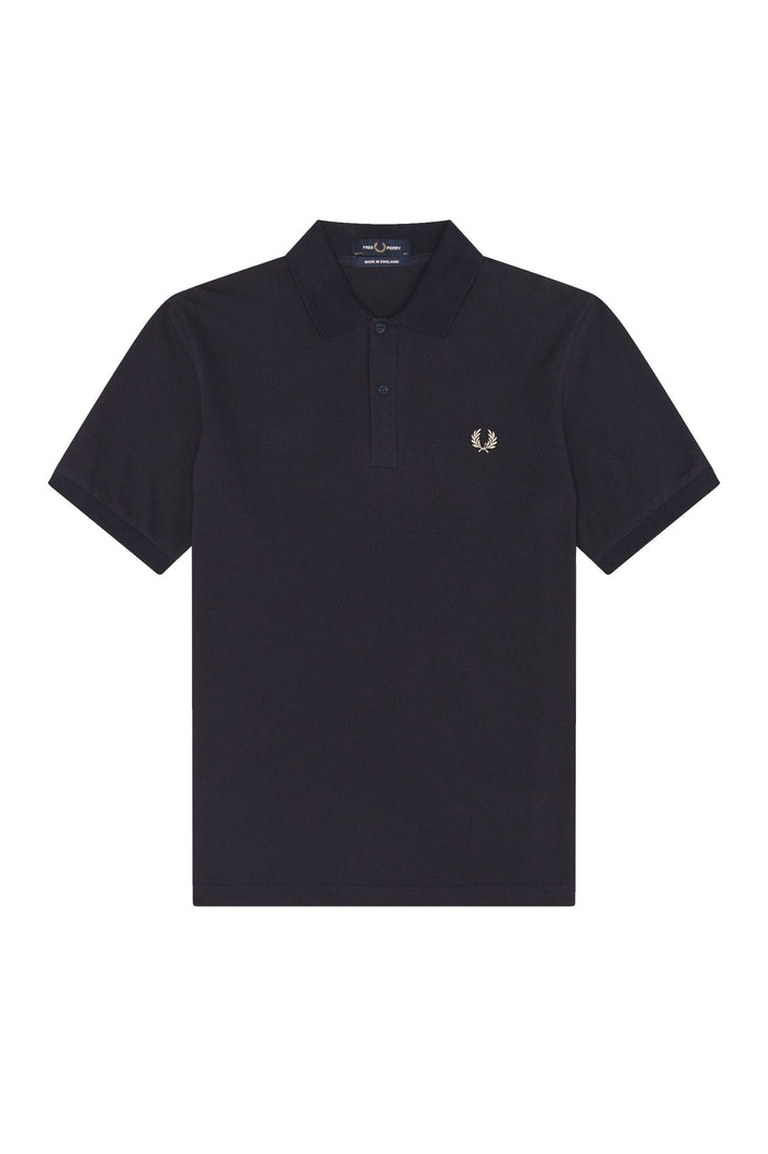 Fred Perry Reissues Original Plain Polo Navy / Light Oyster