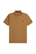 Fred Perry Reissues Original Plain Polo Dark Caramel / Navy
