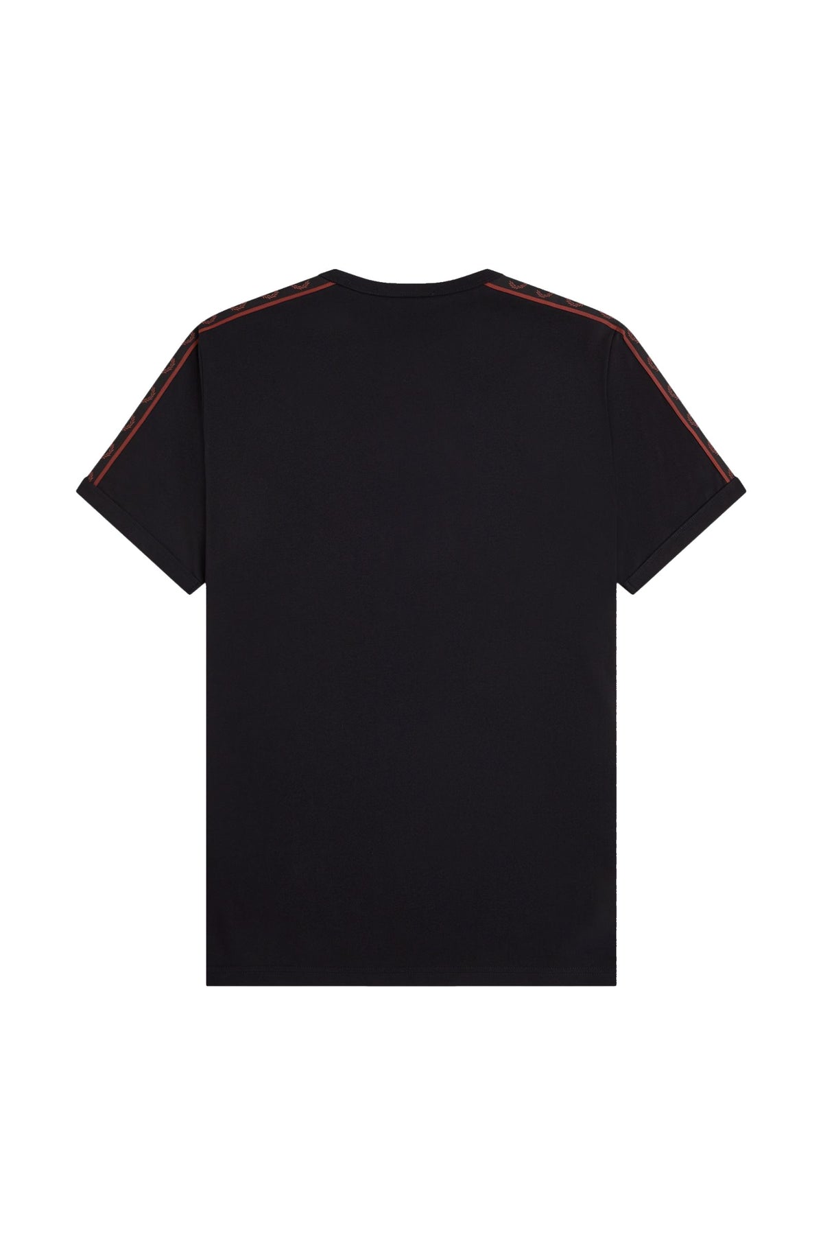 Fred Perry Contrast Tape Ringer T-Shirt Black
