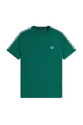 Fred Perry Contrast Tape Ringer T-Shirt Sport Green
