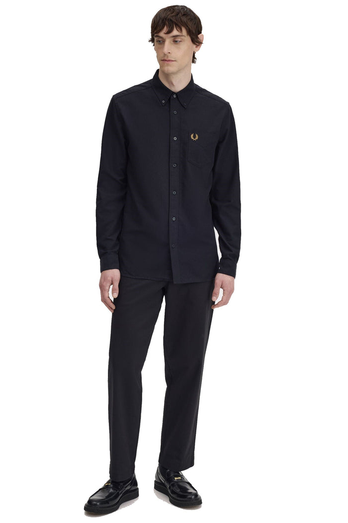 Fred Perry Oxford Shirt Black