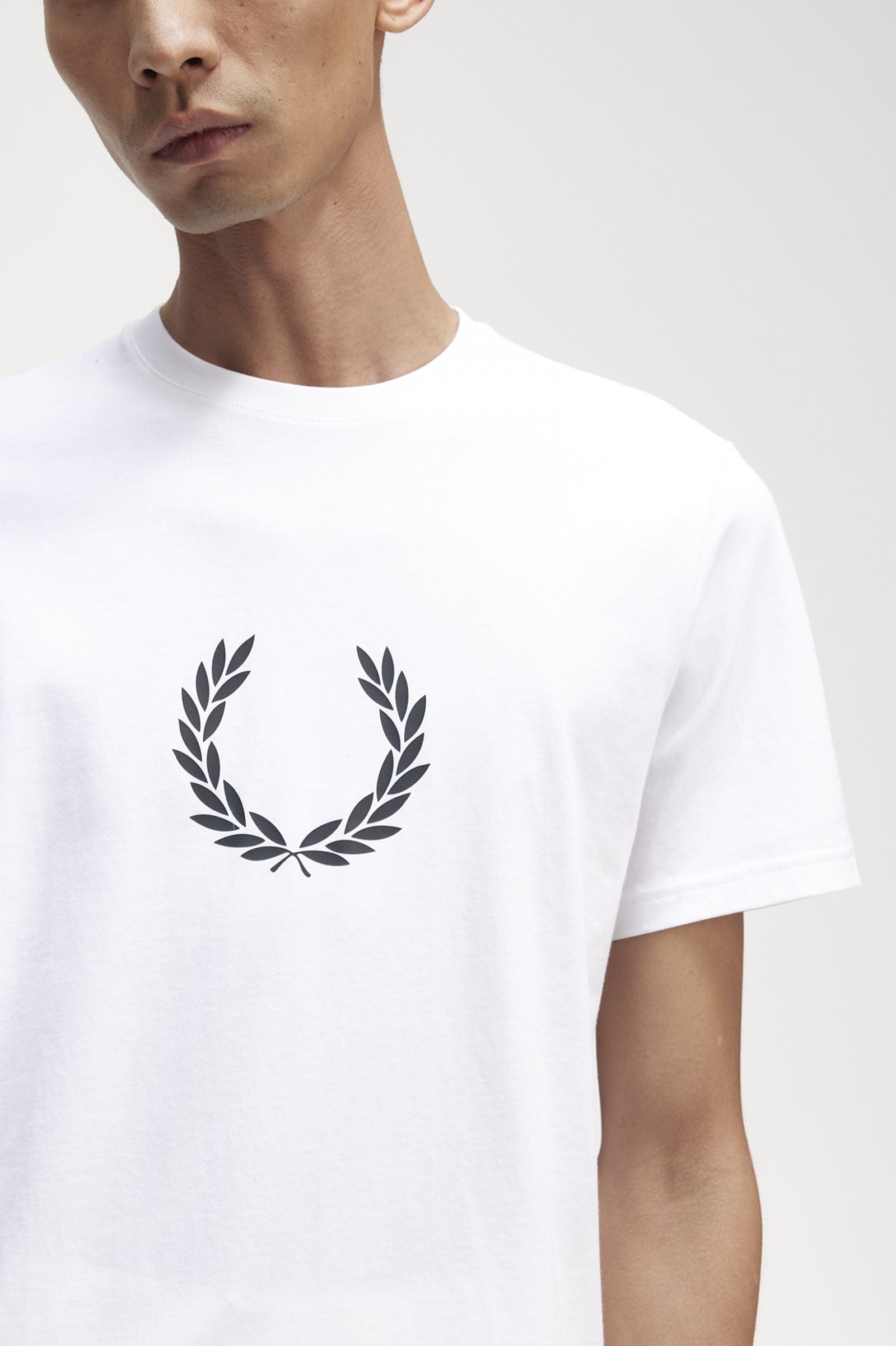 Fred Perry Laurel Wreath Graphic T-Shirt White