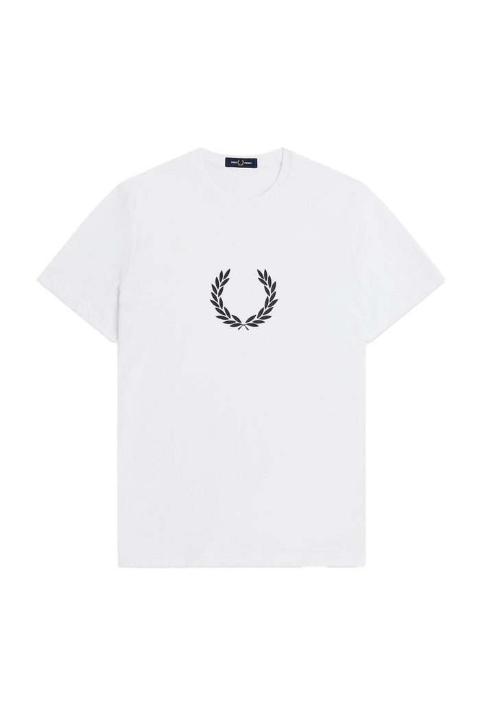 Fred Perry Laurel Wreath Graphic T-Shirt White
